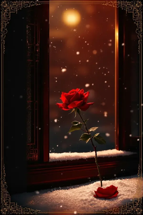 雪夜玫瑰